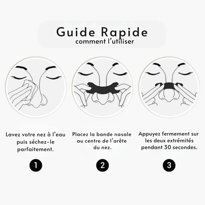 Bandes Nasales Premium - Mieux Respirer en 30s