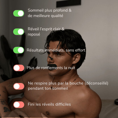 Bandes Nasales Premium - Mieux Respirer en 30s