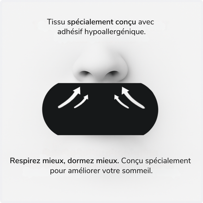 Ruban buccal Premium - Moins de ronflements en 30s